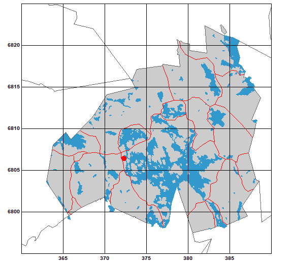 Levinneisyyskartta